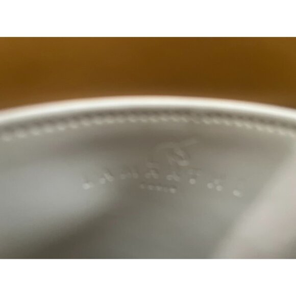 Lamarthe Paris Tan Leather Tote Bag With Silver-Tone Hardware Elegant Italy - Picture 7 of 7